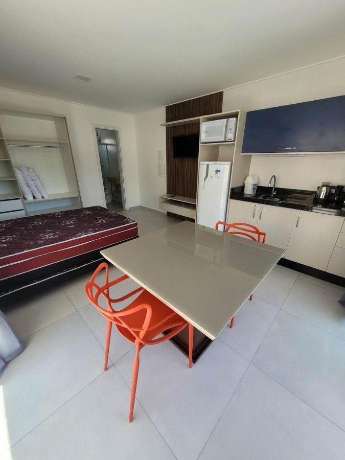 Ambar Beach Apartment Bombinhas Bagian luar foto