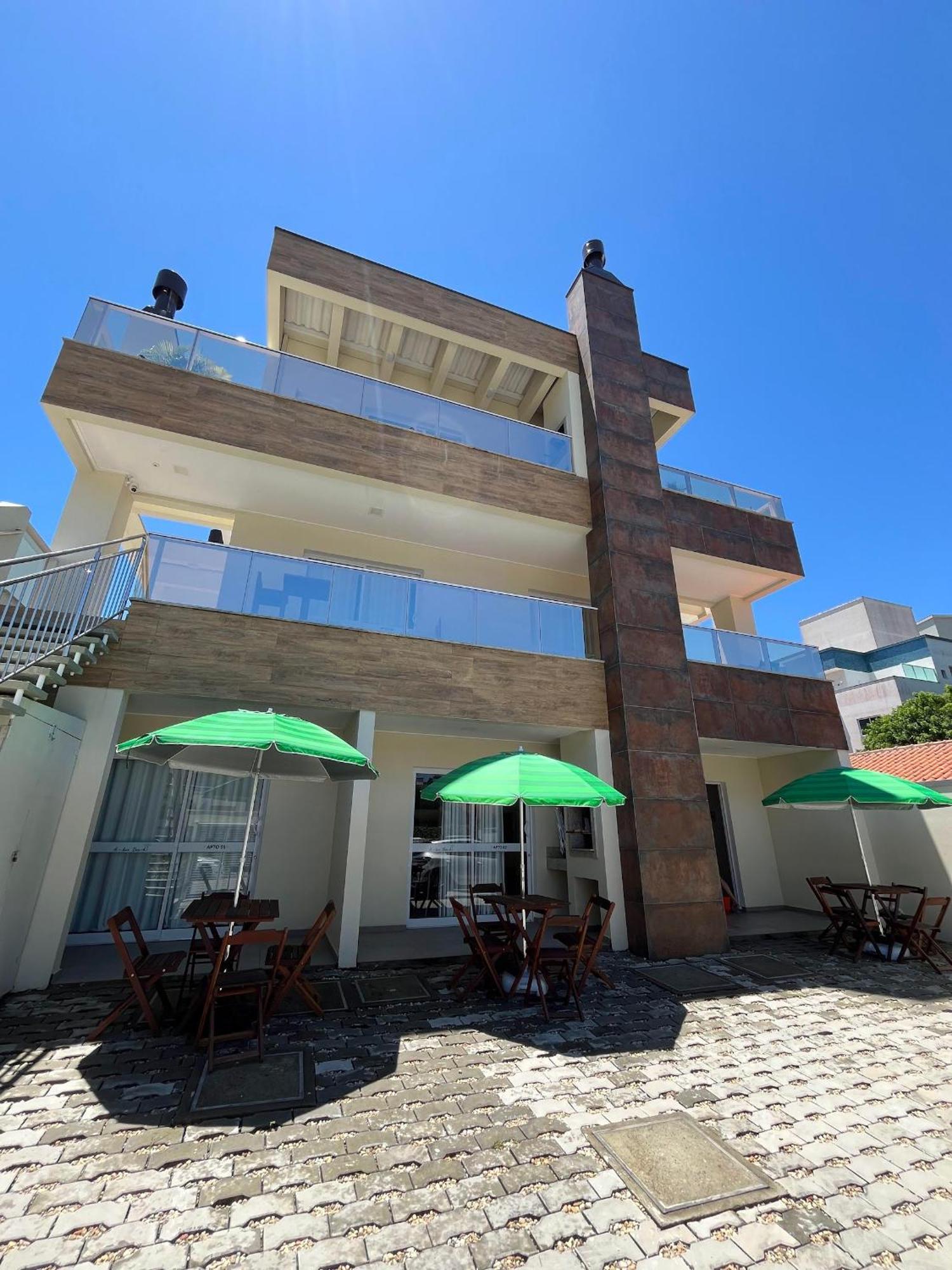 Ambar Beach Apartment Bombinhas Bagian luar foto