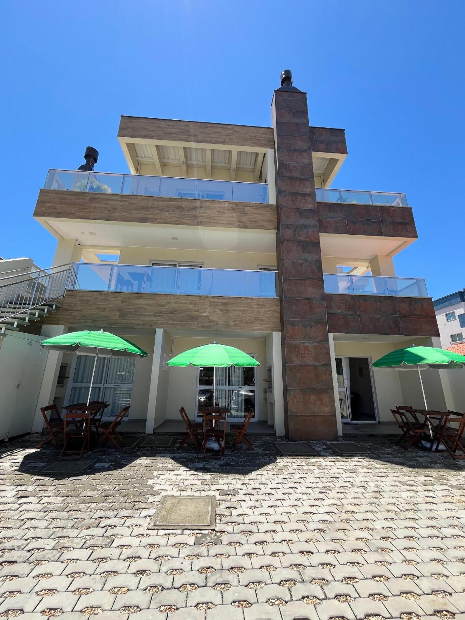 Ambar Beach Apartment Bombinhas Bagian luar foto